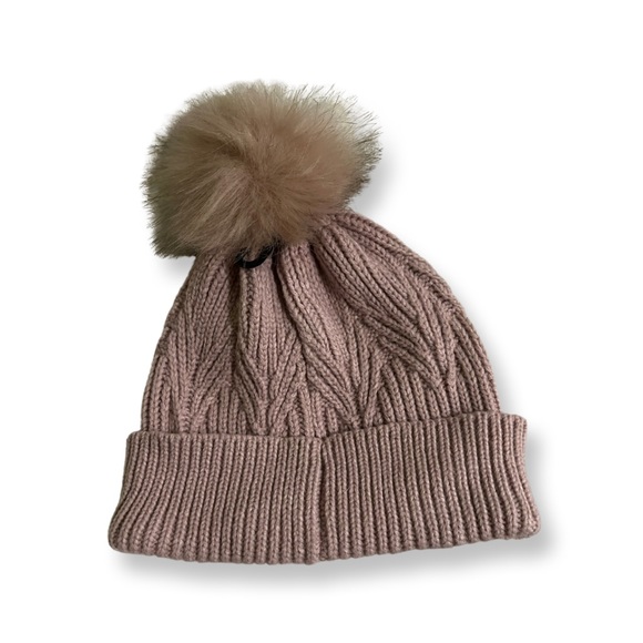 NWT Westloop Pink Pom Pom Beanie - Picture 2 of 4